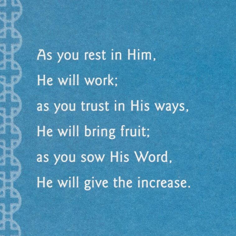 Hallmark With Appreciation For Your Ministry Religious Thank You Card