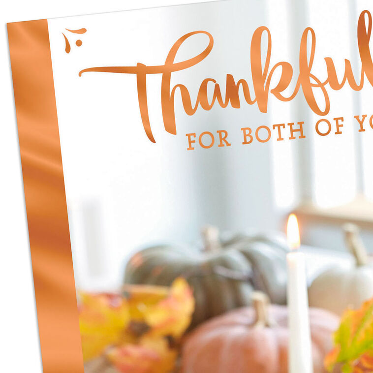 Hallmark With Love And Warm Memories Thanksgiving Card For Both