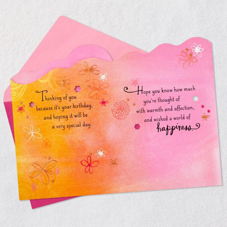 Hallmark With Warmth And Affection Birthday Card For Aunt