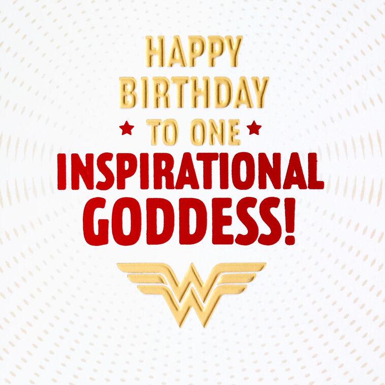 Hallmark Wonder Woman™ Inspirational Goddess Birthday Card For Her