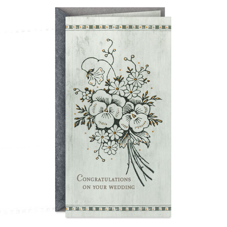hallmark Wonderful Life Together Money Holder Wedding Card