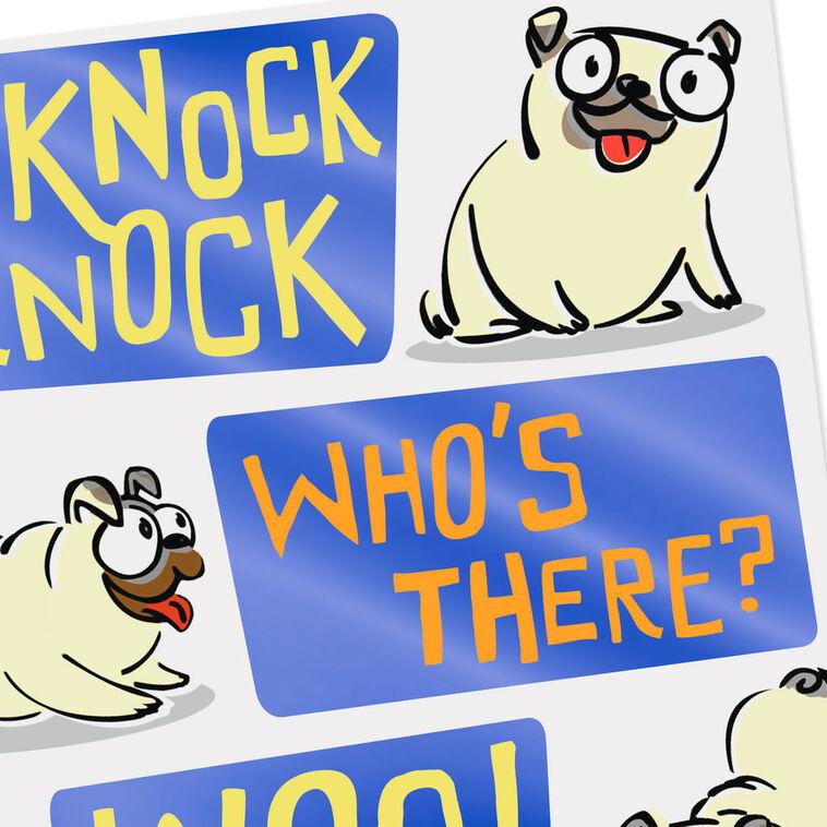 Hallmark Woo Hoo Knock Knock Joke Funny Birthday Card