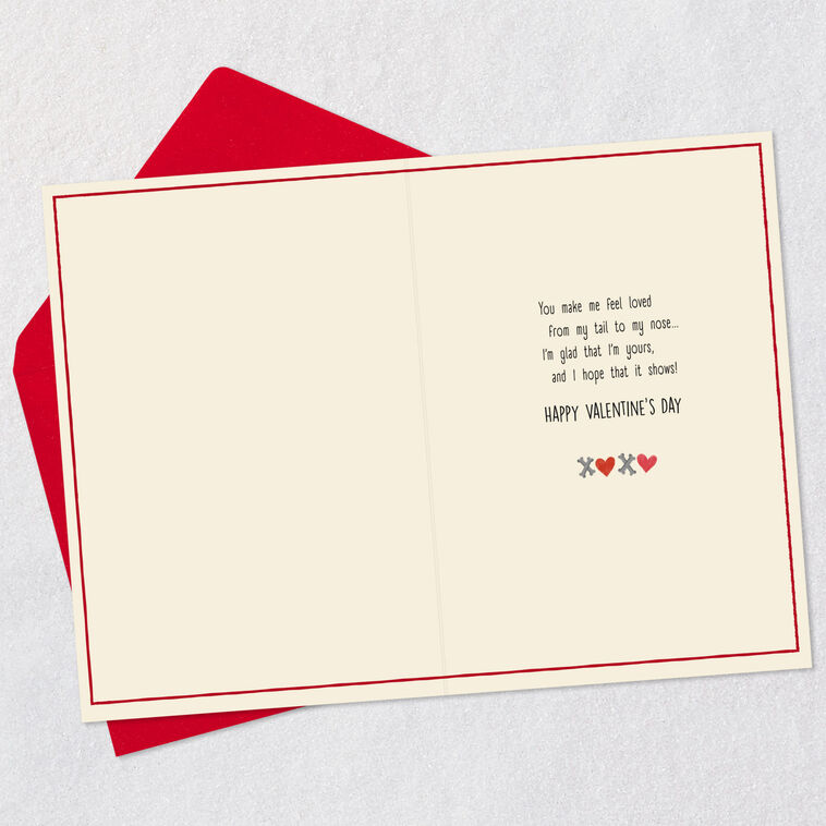 Hallmark Woof You So Much Valentine's Day Card From The Dog