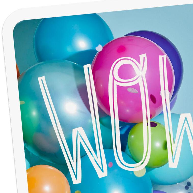 Hallmark Wow Balloons And Confetti Congratulations Card