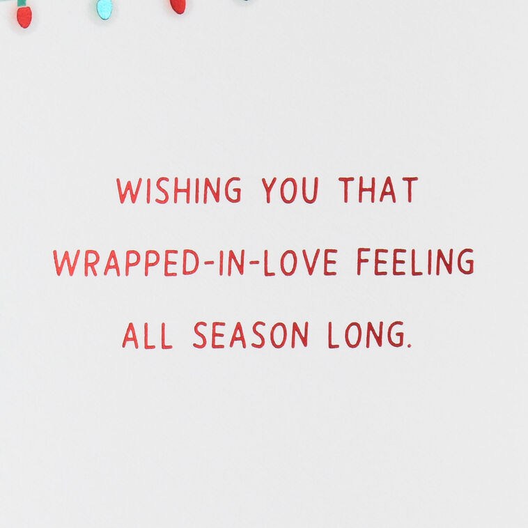 Hallmark Wrapped In Love Christmas Card For Sister And Brother-in-Law