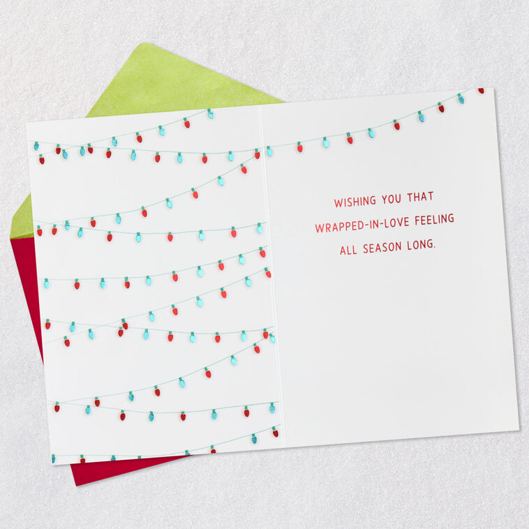 Hallmark Wrapped In Love Christmas Card For Sister And Brother-in-Law