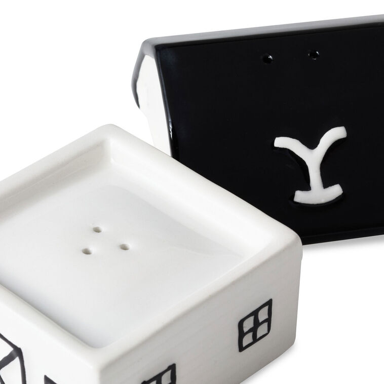 Hallmark Yellowstone Dutton Ranch Barn Stacked Salt And Pepper Shaker Set