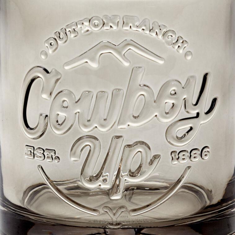 Hallmark Yellowstone Dutton Ranch Cowboy Up Lowball Glass 9.5 Oz