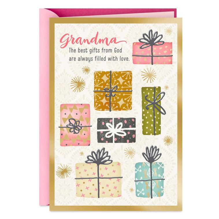 hallmark You Are a Gift From God Religious Birthday Card for Grandma