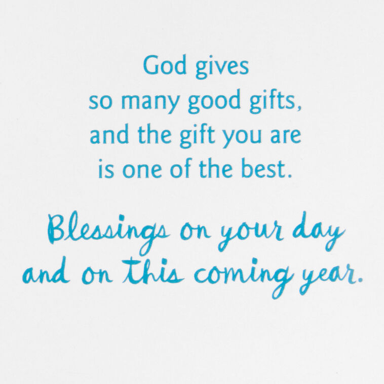 Hallmark You Are A Gift Religious Birthday Card For Niece