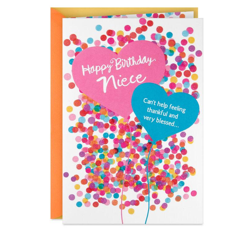 hallmark You Are a Gift Religious Birthday Card for Niece