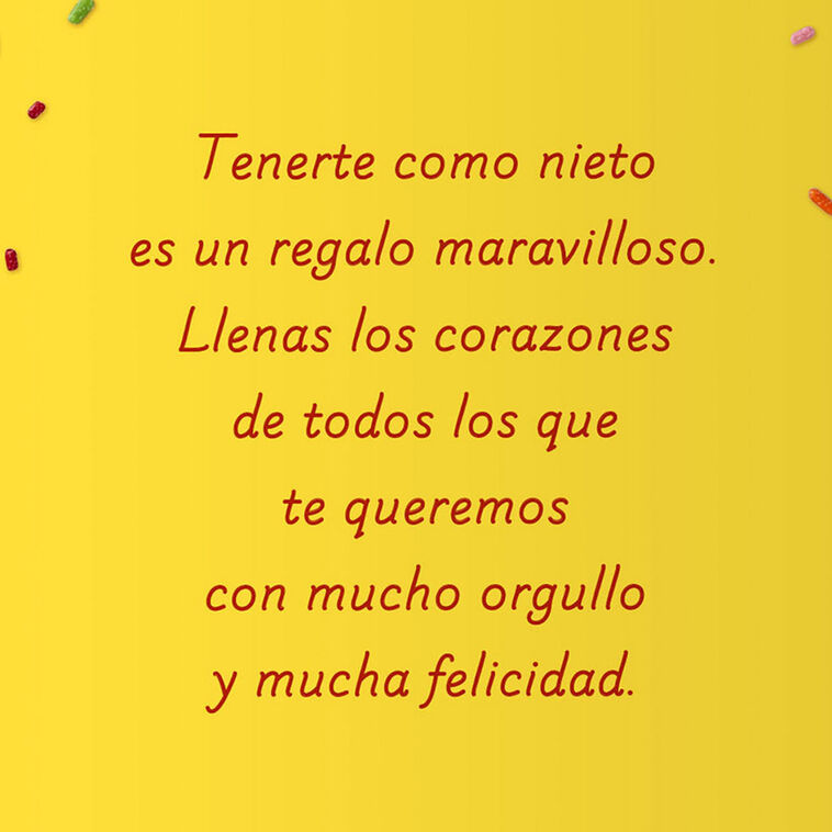 Hallmark You Are A Gift Spanish-Language Birthday Card For Grandson