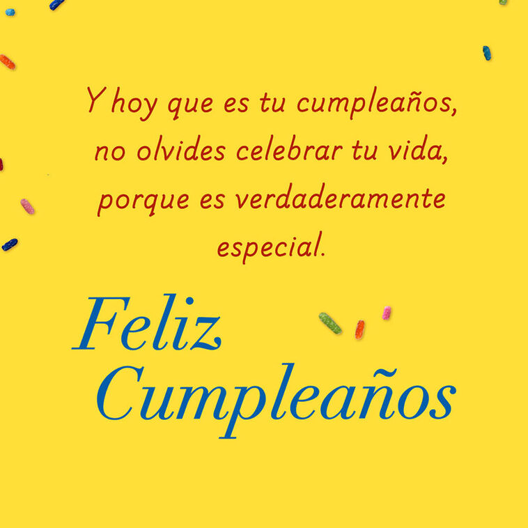 Hallmark You Are A Gift Spanish-Language Birthday Card For Grandson
