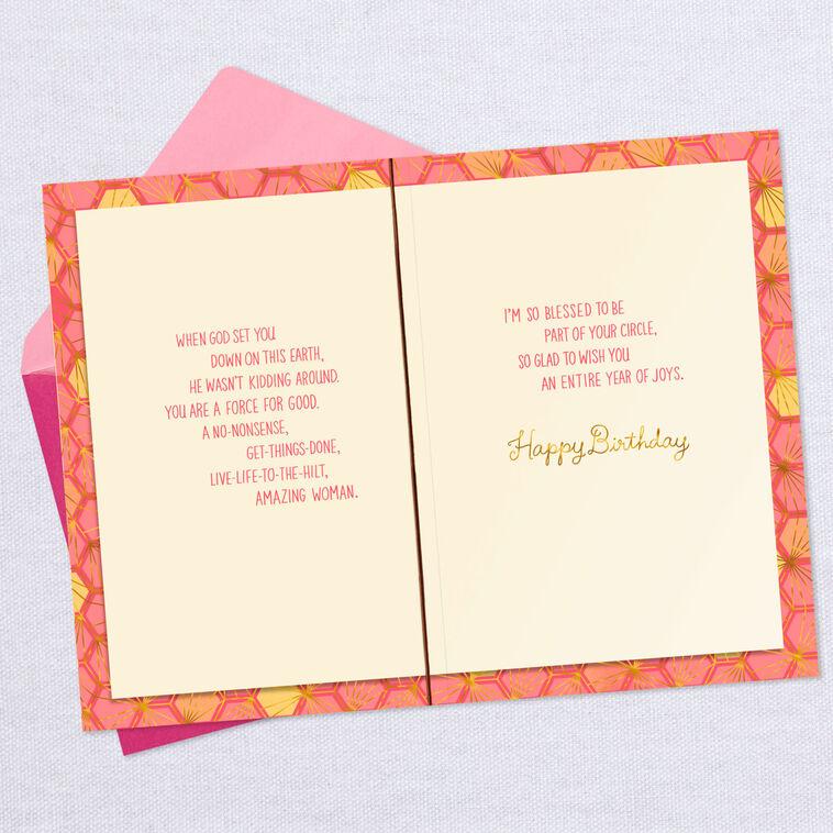 Hallmark You Are A Positive Powerful Woman Birthday Card For Her
