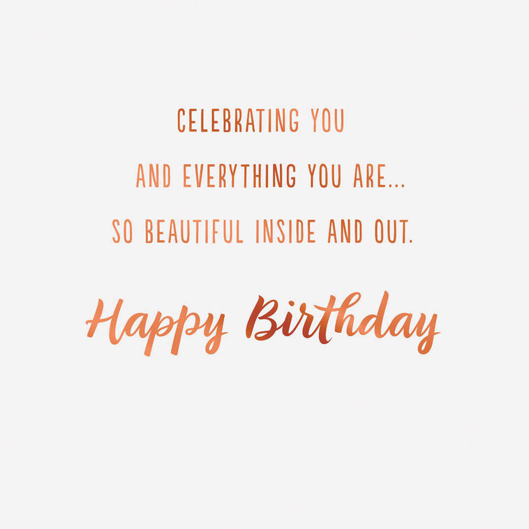 Hallmark You Are Amazing Watercolor Flowers Gift Card Greeting Birthday Card
