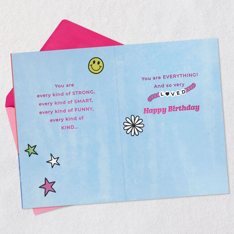 Hallmark You Are Everything Friendship Bracelets Birthday Card For Daughter