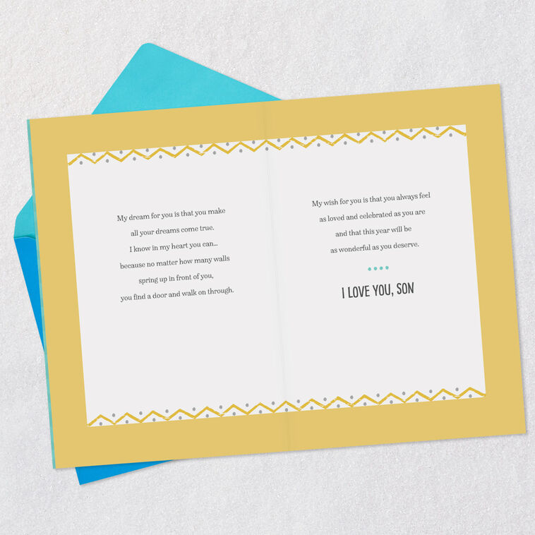 Hallmark You Are Loved And Celebrated Birthday Card For Son