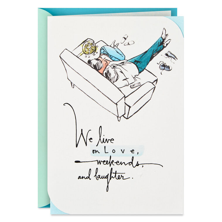 hallmark You Are My Favorite Person Romantic Birthday Card