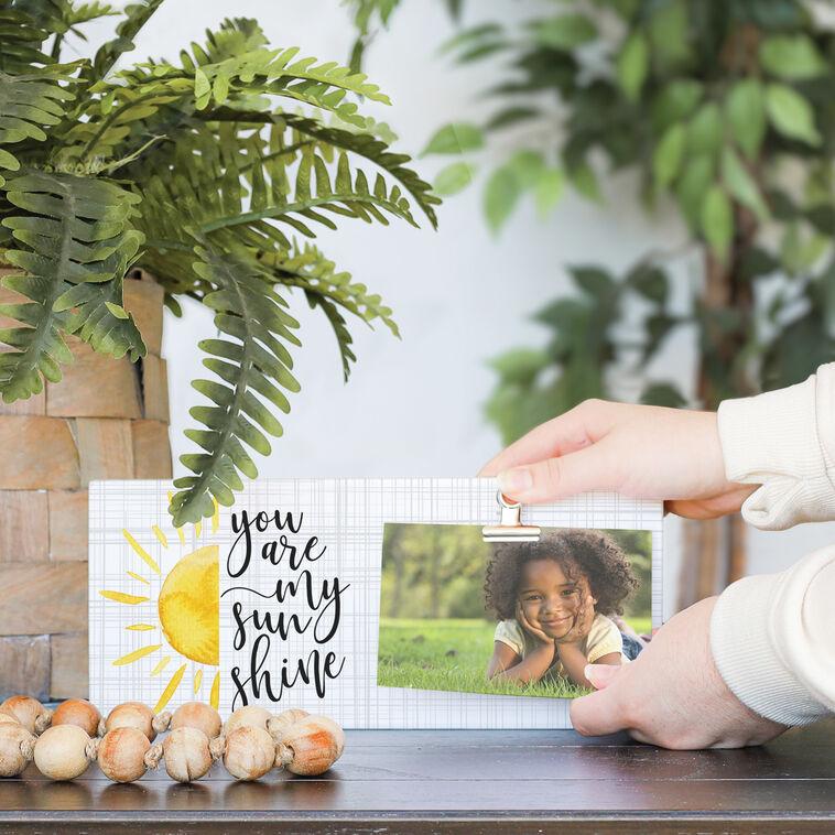 Hallmark You Are My Sunshine Clip Picture Frame For 3x5 Photo