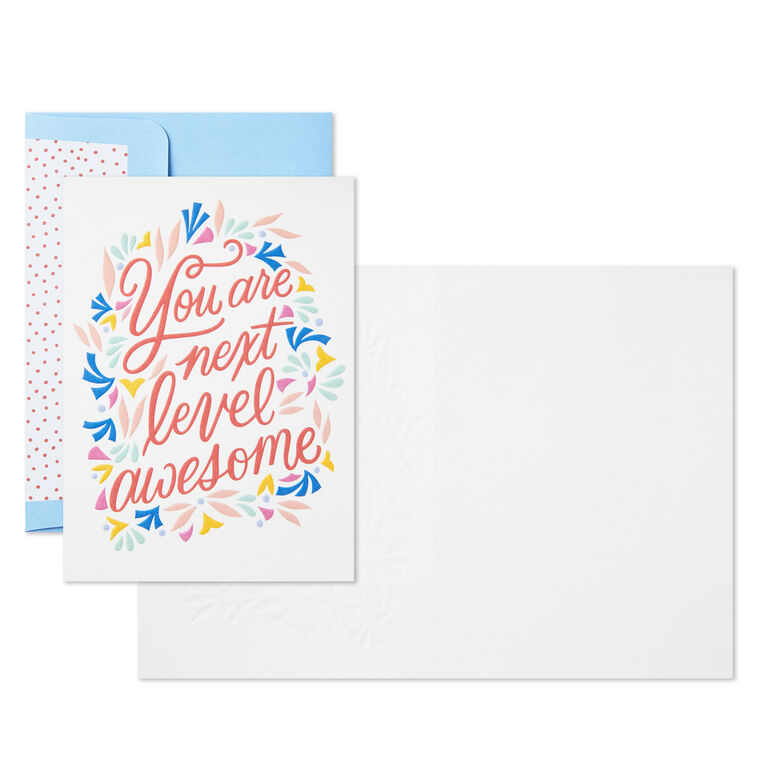 Hallmark You Are Next Level Awesome Boxed Blank Note Cards Multipack Pack Of 10
