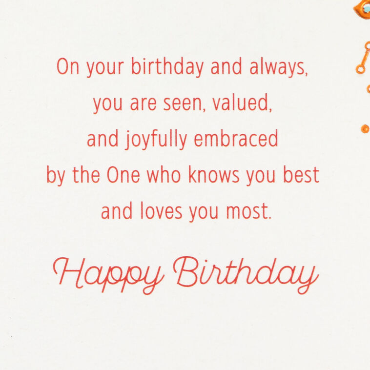 Hallmark You Are Treasured And Loved Religious Birthday Card