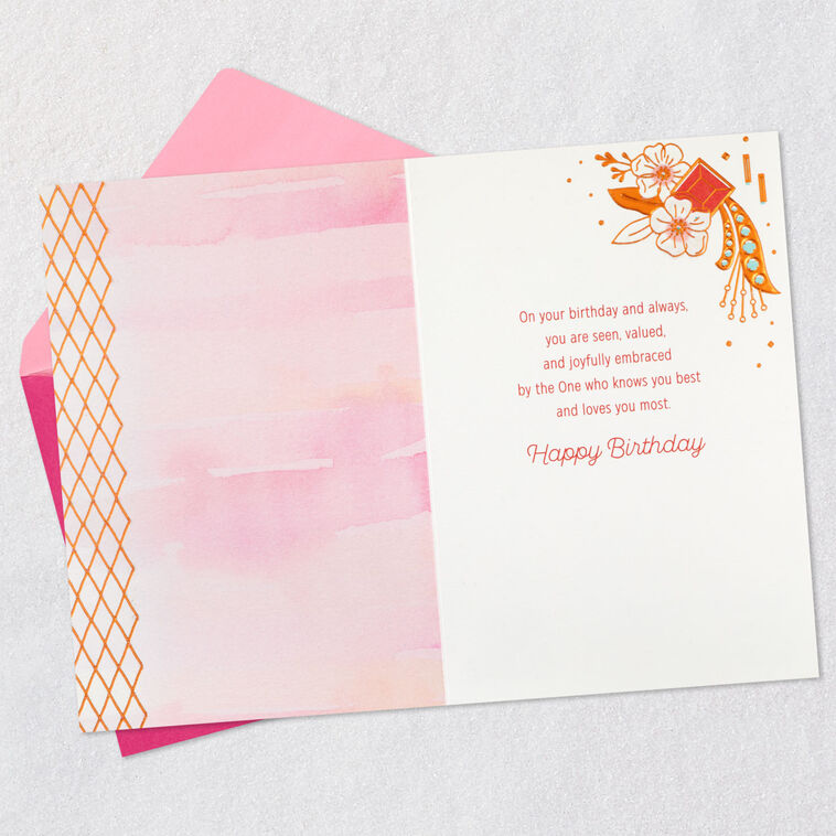 Hallmark You Are Treasured And Loved Religious Birthday Card