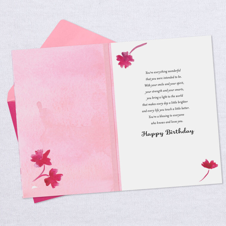 Hallmark You Bring A Light To The World Birthday Card