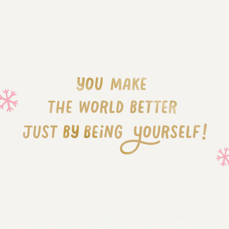 Hallmark You Bring Joy To The World Christmas Card For Kids