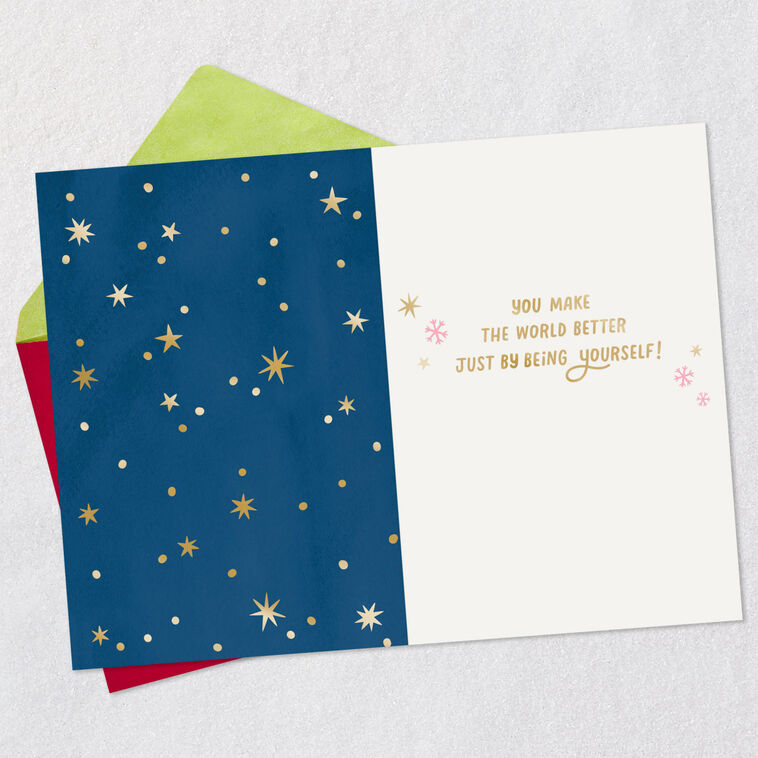Hallmark You Bring Joy To The World Christmas Card For Kids