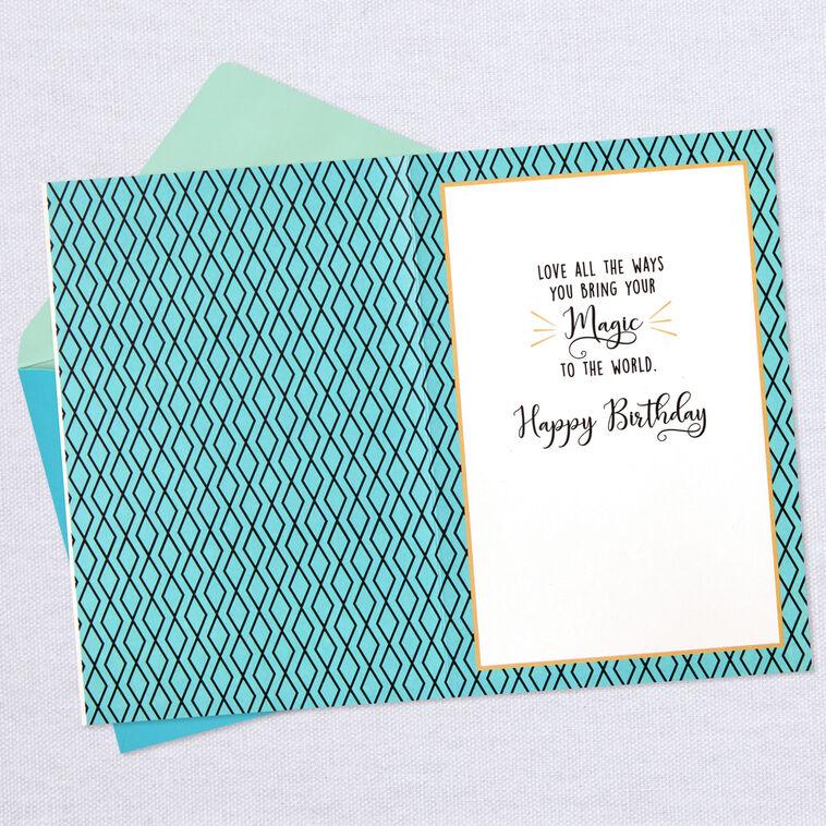 Hallmark You Bring Magic To The World Birthday Card