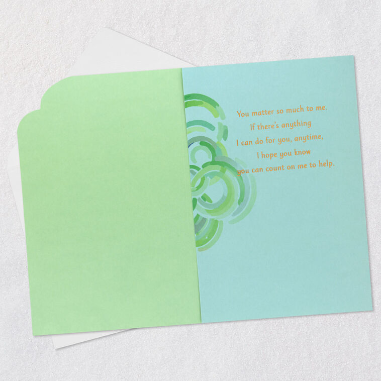 Hallmark You Can Always Count On Me Encouragement Card