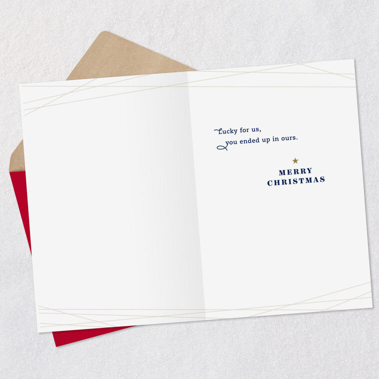 Hallmark You'd Stand Out In Any Family Christmas Card For Nephew