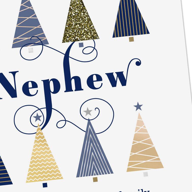 Hallmark You'd Stand Out In Any Family Christmas Card For Nephew