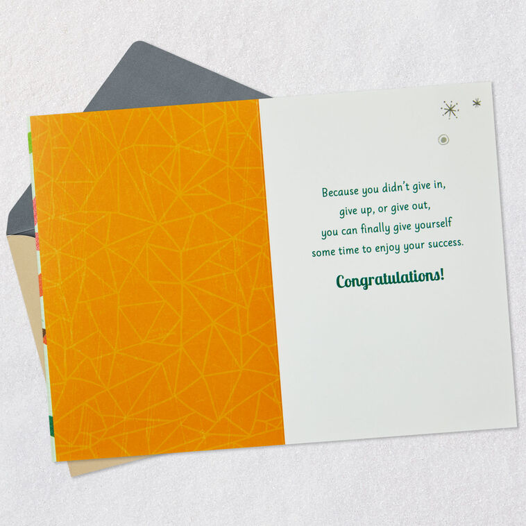 Hallmark You Deserve All The Praise Congratulations Card