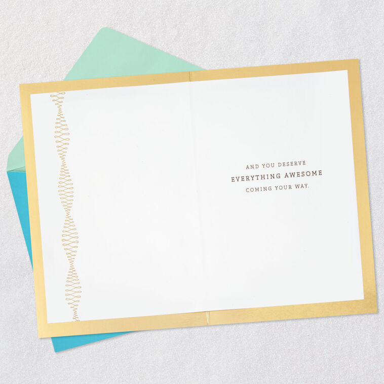Hallmark You Deserve Everything Awesome Encouragement Card