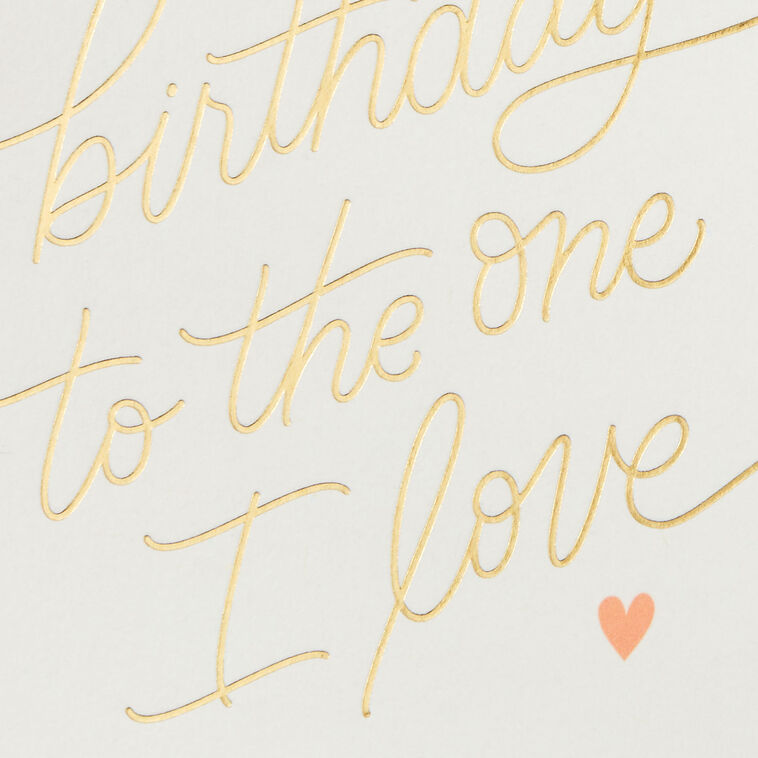 Hallmark You Deserve Everything Good Romantic Birthday Card