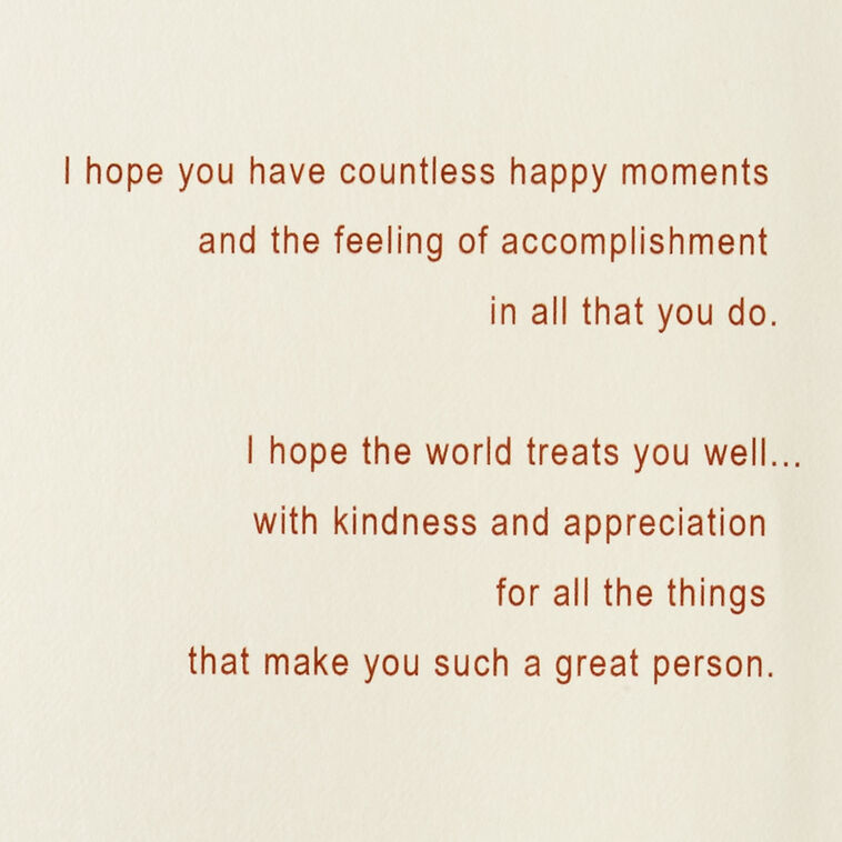 Hallmark You Deserve Everything You Wish For Birthday Card For Brother From Sister