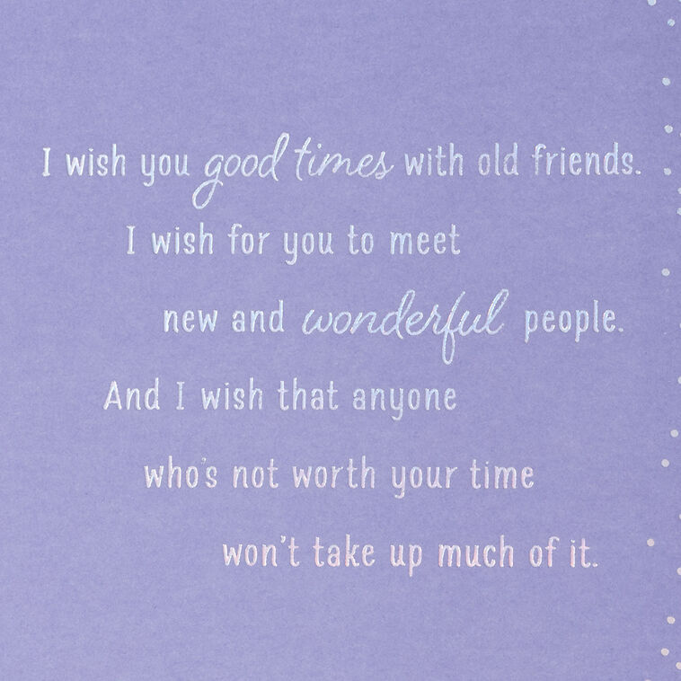 Hallmark You Deserve So Much Birthday Card For Sister