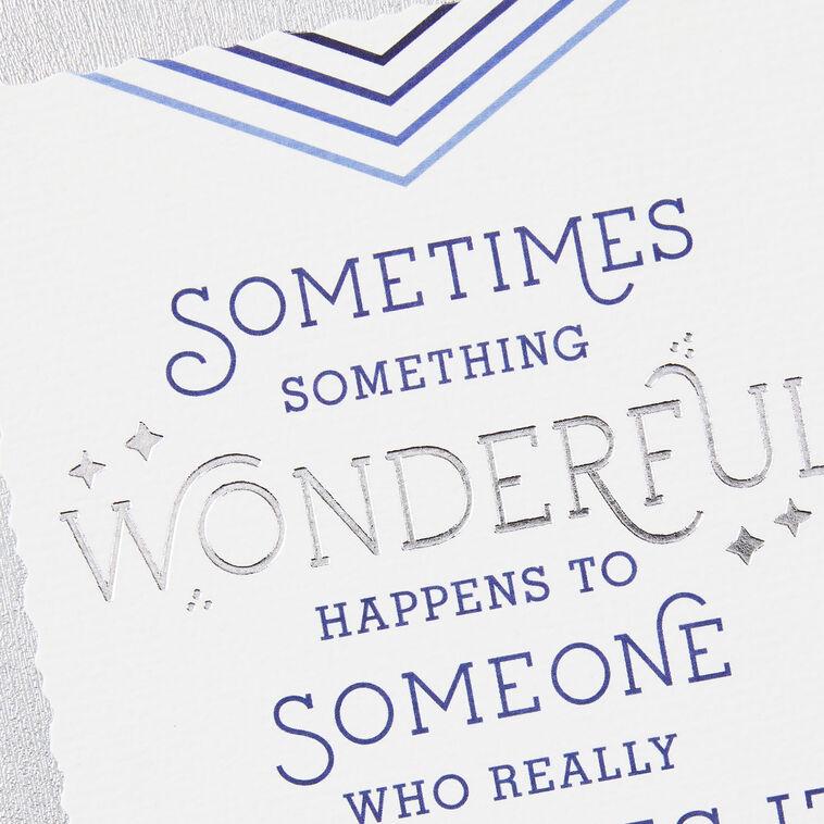 Hallmark You Deserve Something Wonderful Congratulations Card