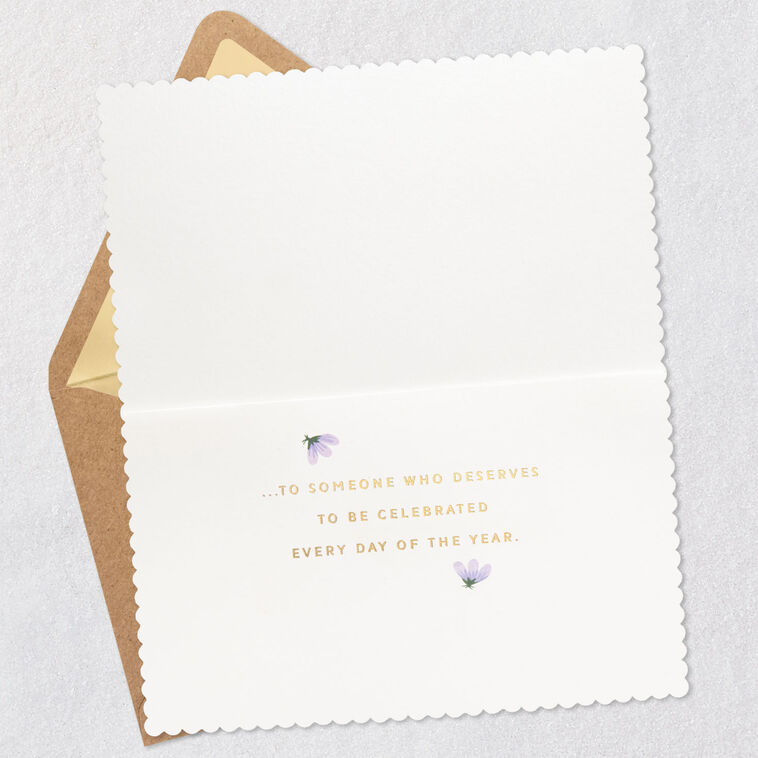 Hallmark You Deserve To Be Celebrated Every Day Birthday Card