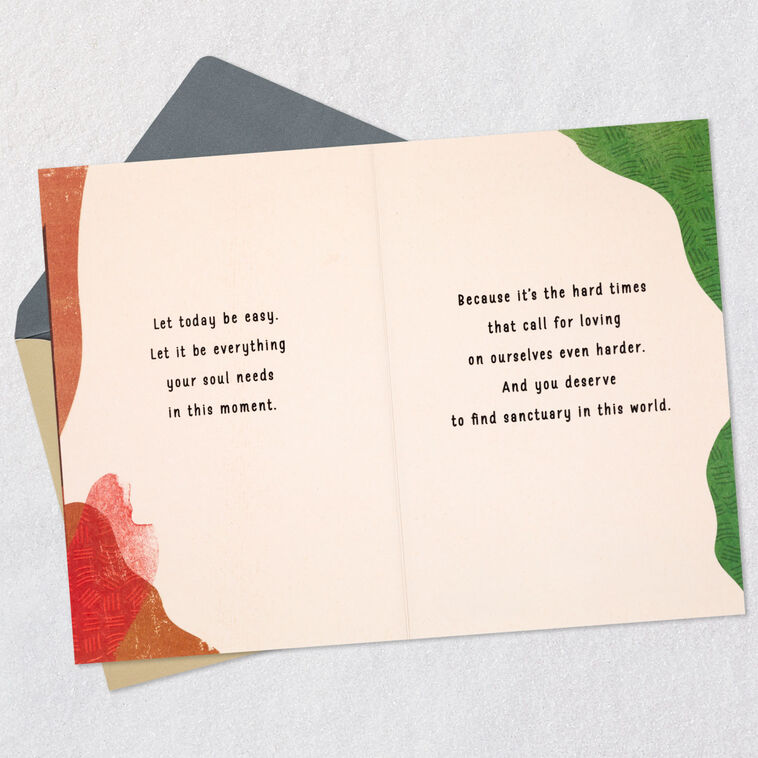 Hallmark You Deserve To Find Sanctuary Encouragement Card