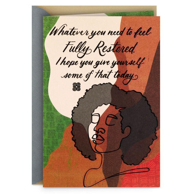 hallmark You Deserve to Find Sanctuary Encouragement Card