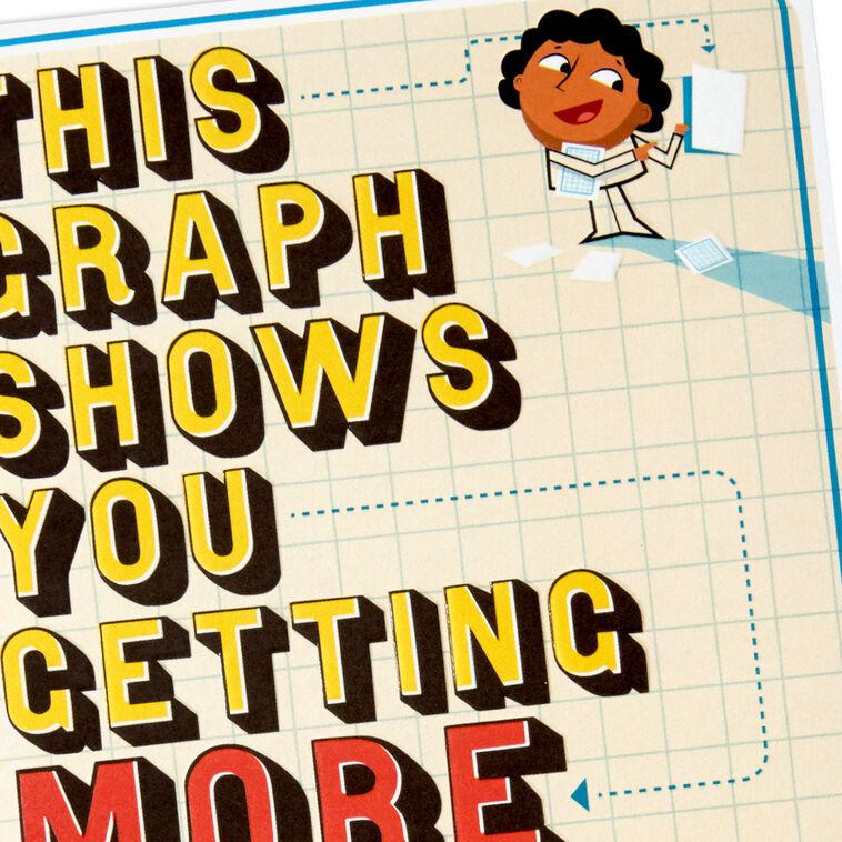 Hallmark You Get More Awesome Every Year Funny Pop-Up Birthday Card