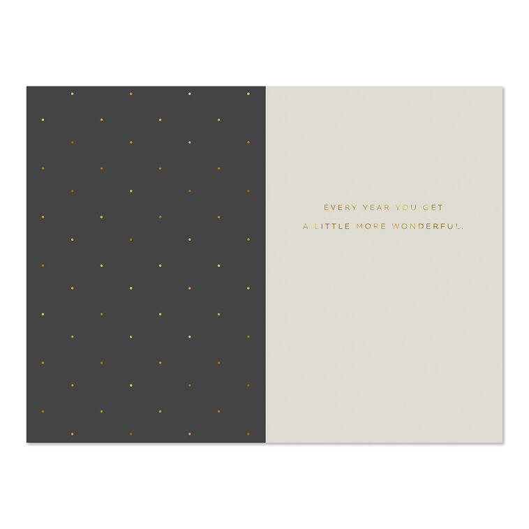 Hallmark You Get More Wonderful Every Year Birthday Card For Her