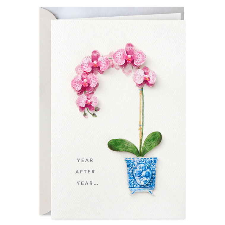 hallmark You Grow More Beautiful Every Year Birthday Card