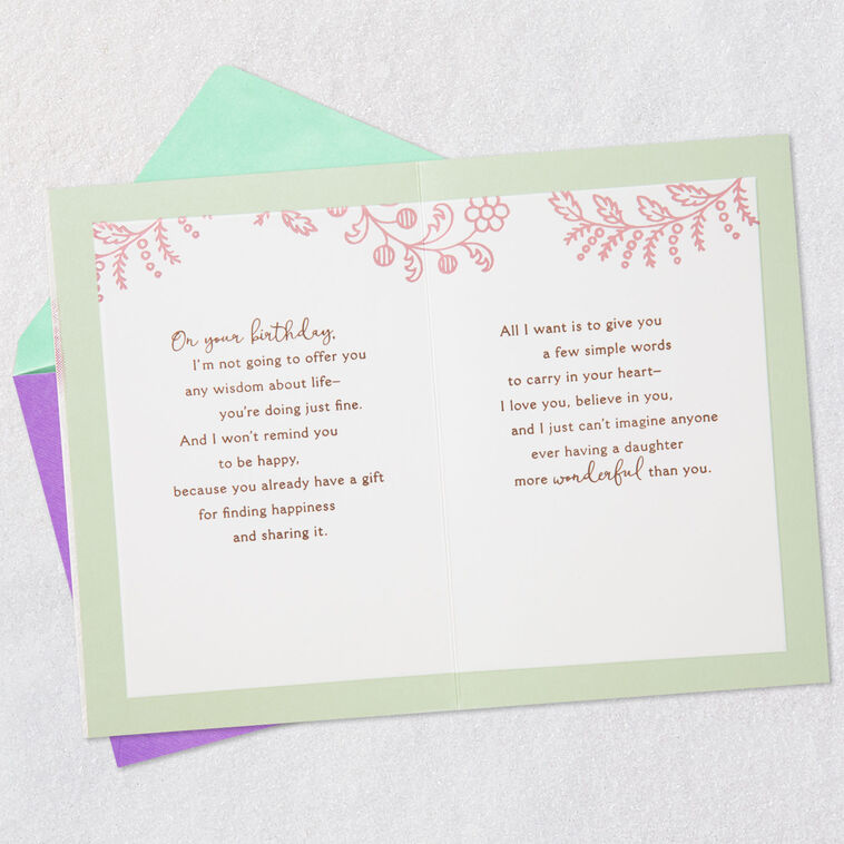 Hallmark You Have A Gift For Sharing Happiness Birthday Card For Daughter