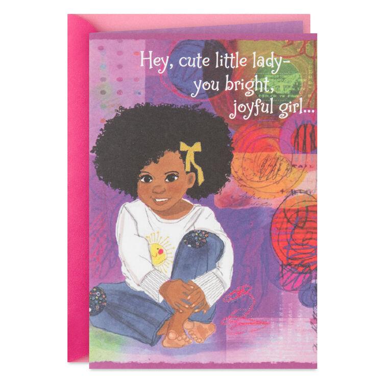 hallmark You Light Up the World Birthday Card for Girl