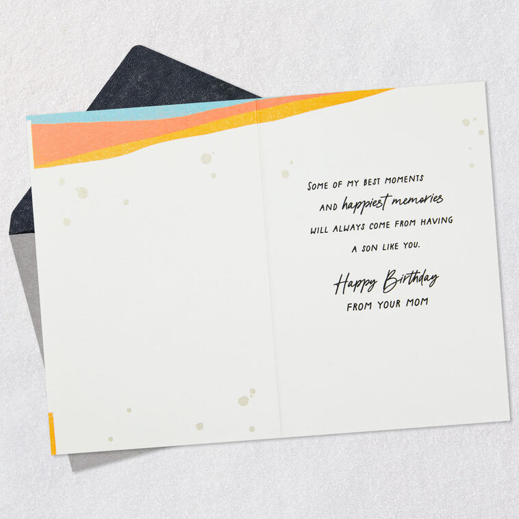 Hallmark You'll Always Be My Sweet Son Birthday Card From Mom