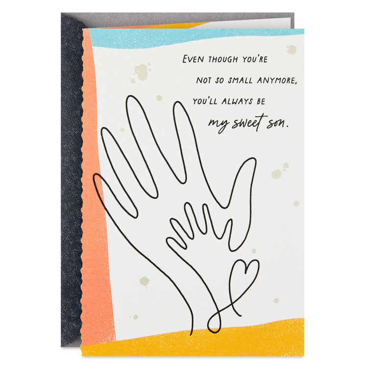 hallmark You'll Always Be My Sweet Son Birthday Card From Mom