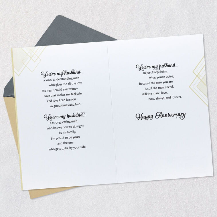 Hallmark You'll Always Be The Man I Love Anniversary Card For Husband